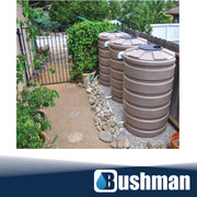 Bushman 205 Gallon Rainwater Harvesting Tank - Mocha