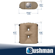 Bushman 265 Gallon Slimline Rainwater Harvesting Tank - Mocha