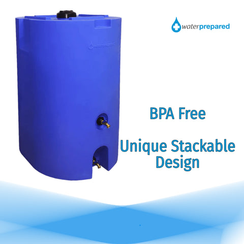 WaterPrepared 160 Gallon Large Capacity Water Storage Tank