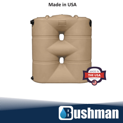 Bushman 265 Gallon Slimline Rainwater Harvesting Tank - Mocha