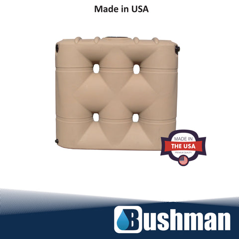 Bushman 530 Gallon Slimline Rainwater Harvesting Tank - Mocha