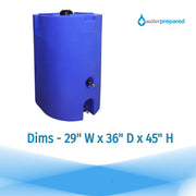 WaterPrepared 160 Gallon Large Capacity Water Storage Tank