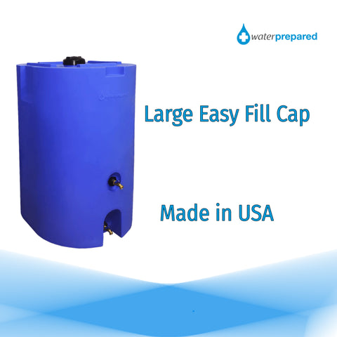 WaterPrepared 160 Gallon Large Capacity Water Storage Tank