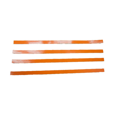 Pool Shot 1/2" Replacement Orange Tape for Backboard (4 pieces)