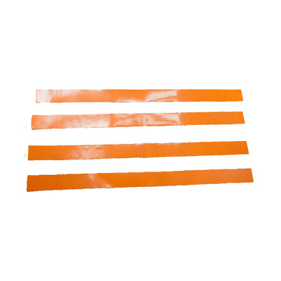 Pool Shot 7/8" Replacement Orange Tape for Backboard (4 pieces)