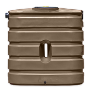 Bushman 130 Gallon Slimline Rainwater Harvesting Tank - Mocha