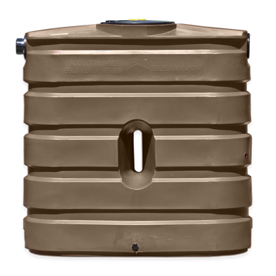 Bushman 130 Gallon Slimline Rainwater Harvesting Tank - Mocha