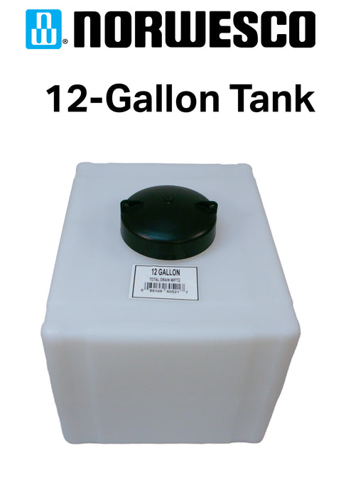 Norwesco 12 Gallon Total Drain Tank