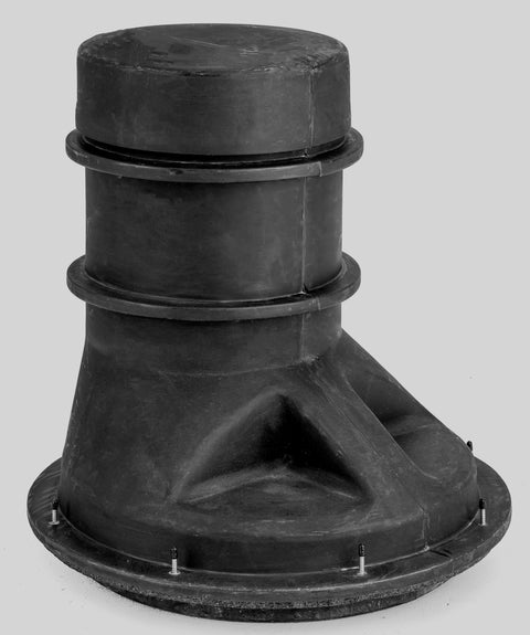Norwesco Septic Tank Lid Riser, Offset 23"H x 12"D