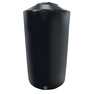 Chem-Tainer 250 Gal. Black Vertical Water Tank