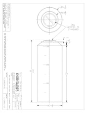 Chem-Tainer 300 Gal. 81” Vertical Water Tank