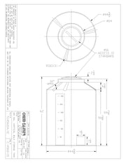 Chem-Tainer 300 Gal. 60" Vertical Water Tank