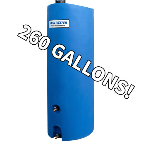 Sure Water 260-Gallon Plastic Emergency Water Storage Tank