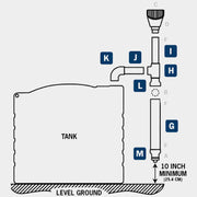 Bushman First Flush Key Components Kit - No Pipe