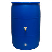 Big Blue Rain Barrel