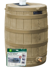 Rain Wizard 50 Gallon Rain Barrel with Diverter Kit